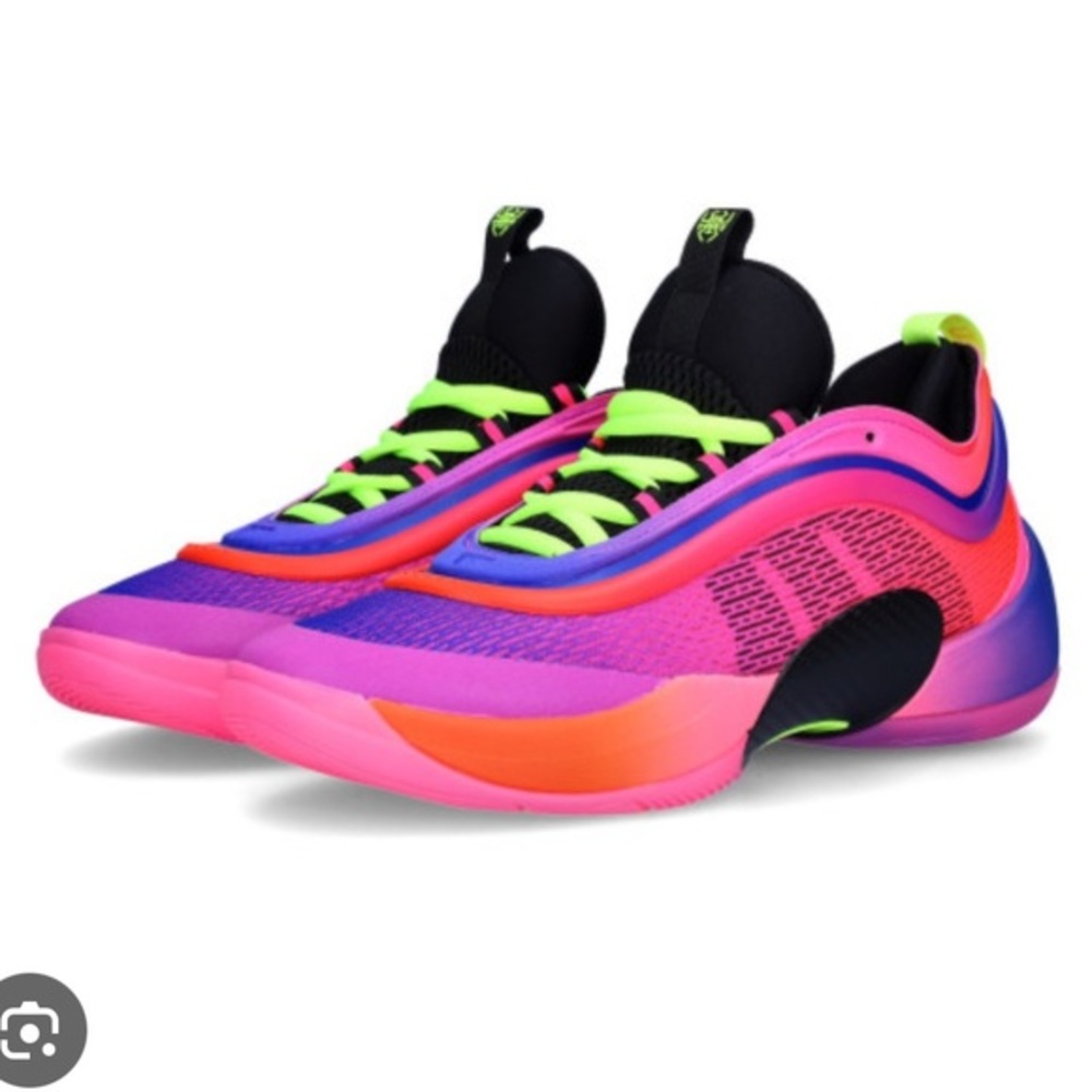Adidas Black and Neon Don Issue 6, 9M, NO BOX